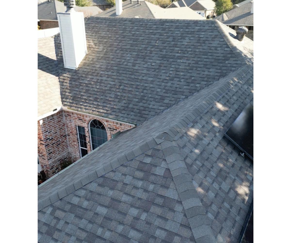 Recent shingle roofing project by Ryze Roofing & Construction